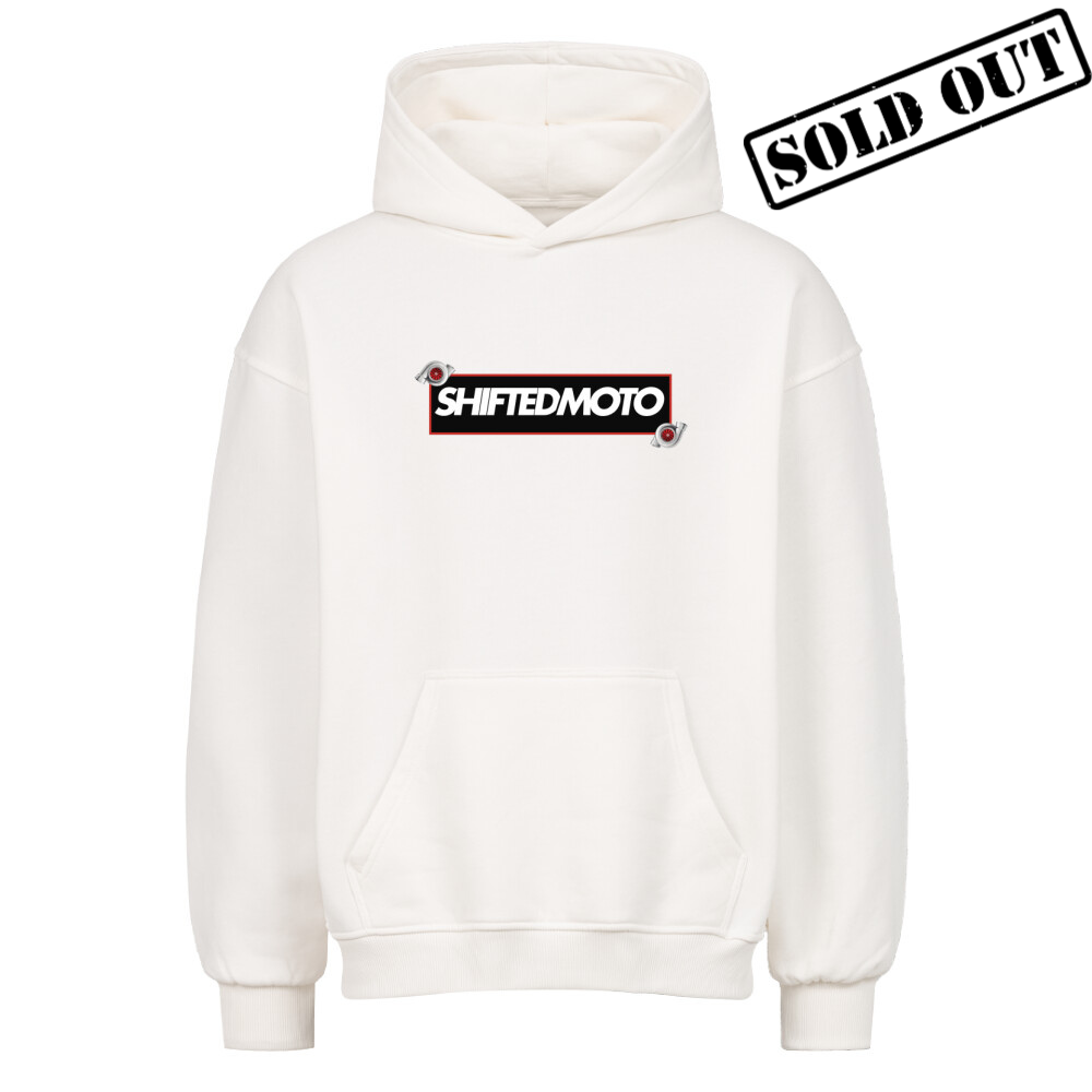 VACANCY Oversized Hoodie - SHIFTEDMOTO Basics White