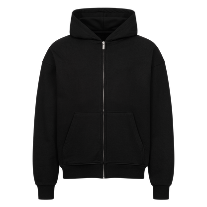 VACANCY Oversized Zipper Hoodie - Trust No One